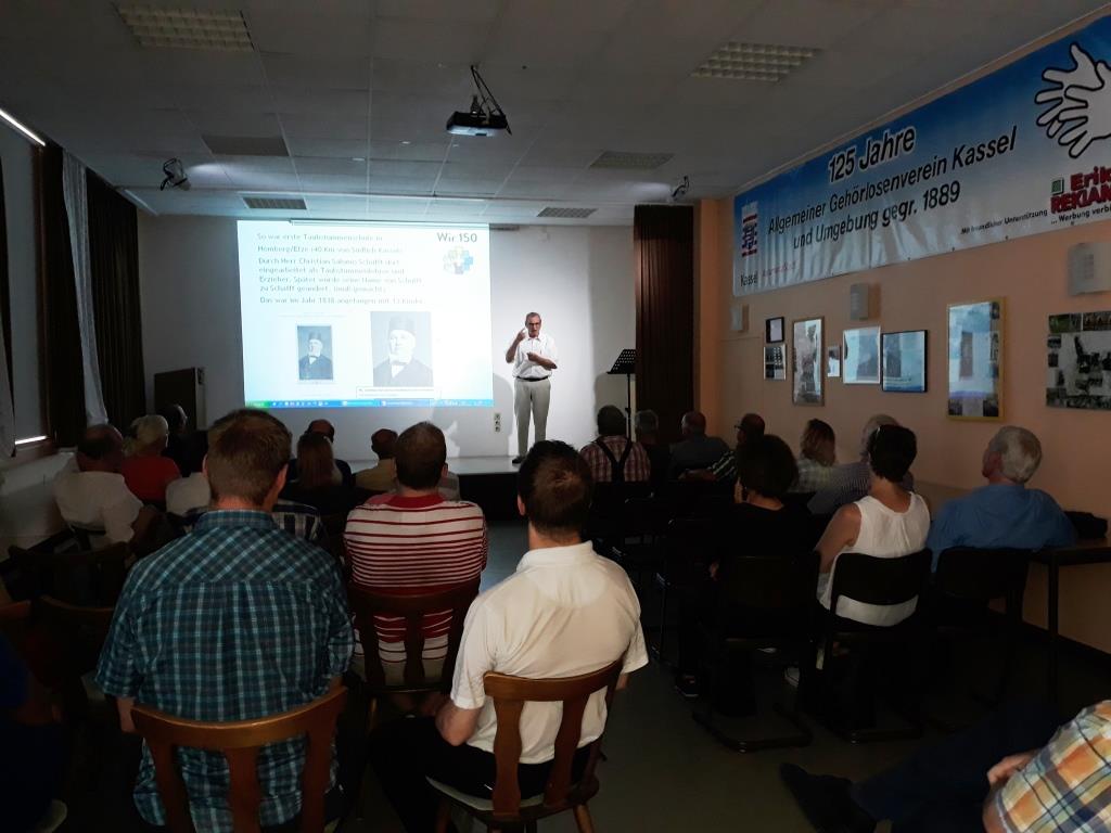 Vortrag 150 Jahre Gehörlosengmeinde Kassel