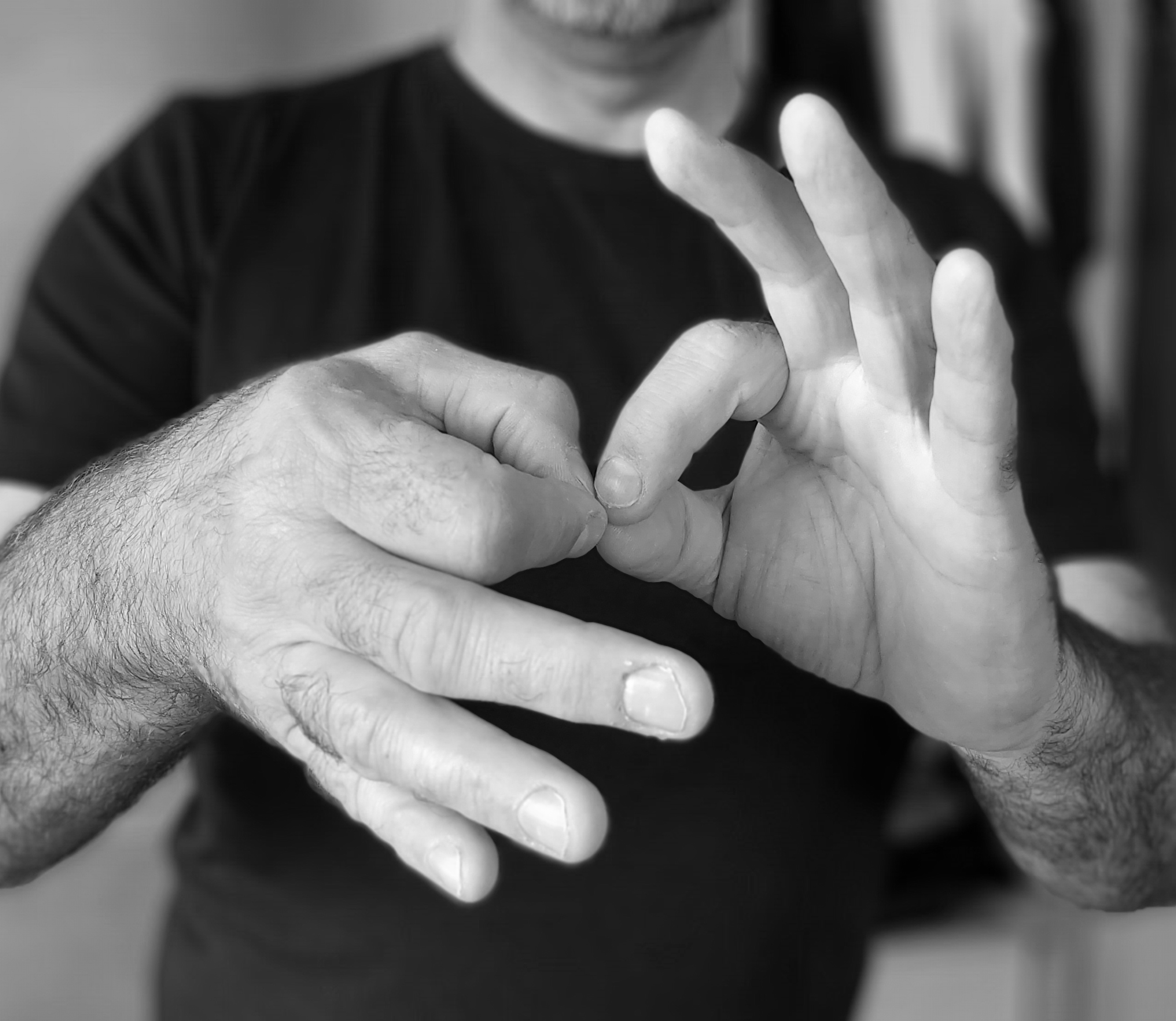 Gebärde "dolmetschen"