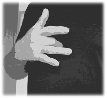 Gebärdenzeichen Seele oder Betroffen